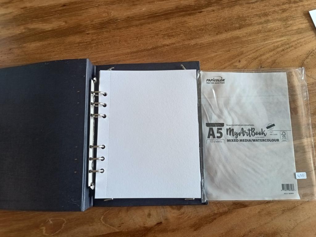 My Art boek watercolor a5 Papicolor ordner met 10 vellen pa, Ophalen of Verzenden, Nieuw