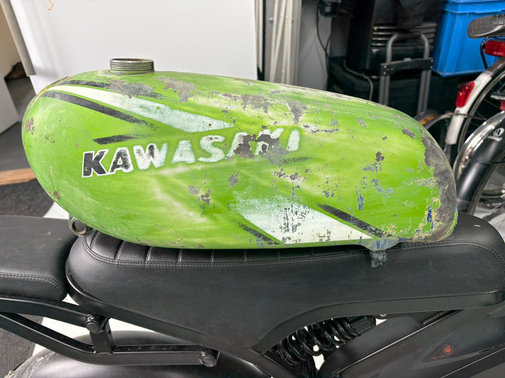 Tank Kawasaki KX400, Ophalen of Verzenden, Gebruikt
