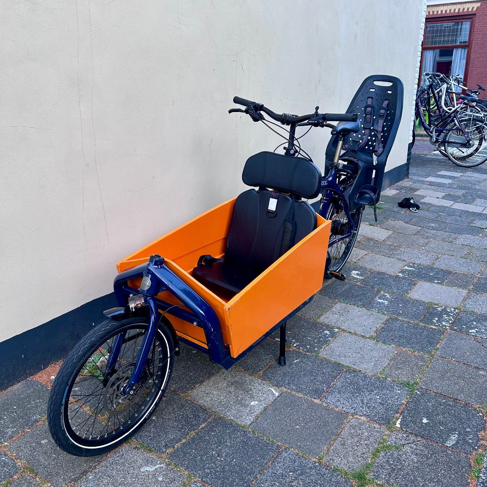 Bakfiets Larry vs Harry Moondog, Overige merken, Ophalen of Verzenden, Schijfrem, 1 kind