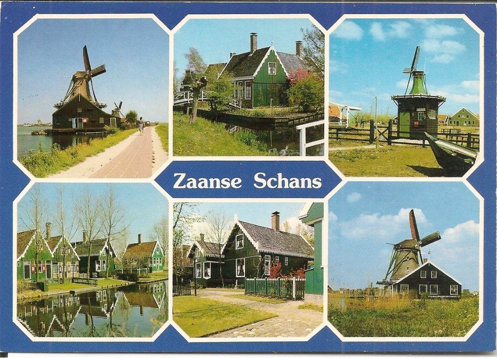 Ansichtkaart Zaansche Schans - Ongelopen, Ophalen of Verzenden, 1980 tot heden, Ongelopen, Noord-Holland