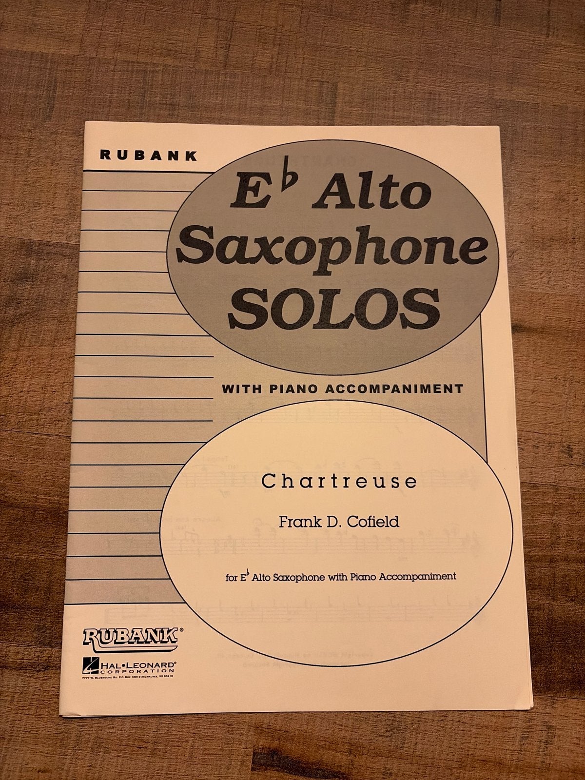 Rubank Eb Altsaxofoon Solo's met Piano Begeleiding, Gebruikt, Overige genres, Ophalen of Verzenden, Saxofoon