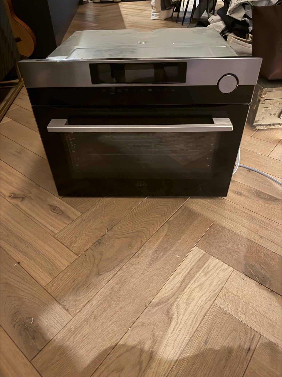 AEG KSK72121QM stoomoven nieuw, Ophalen, 45 tot 50 cm, Inbouw, 45 tot 60 cm