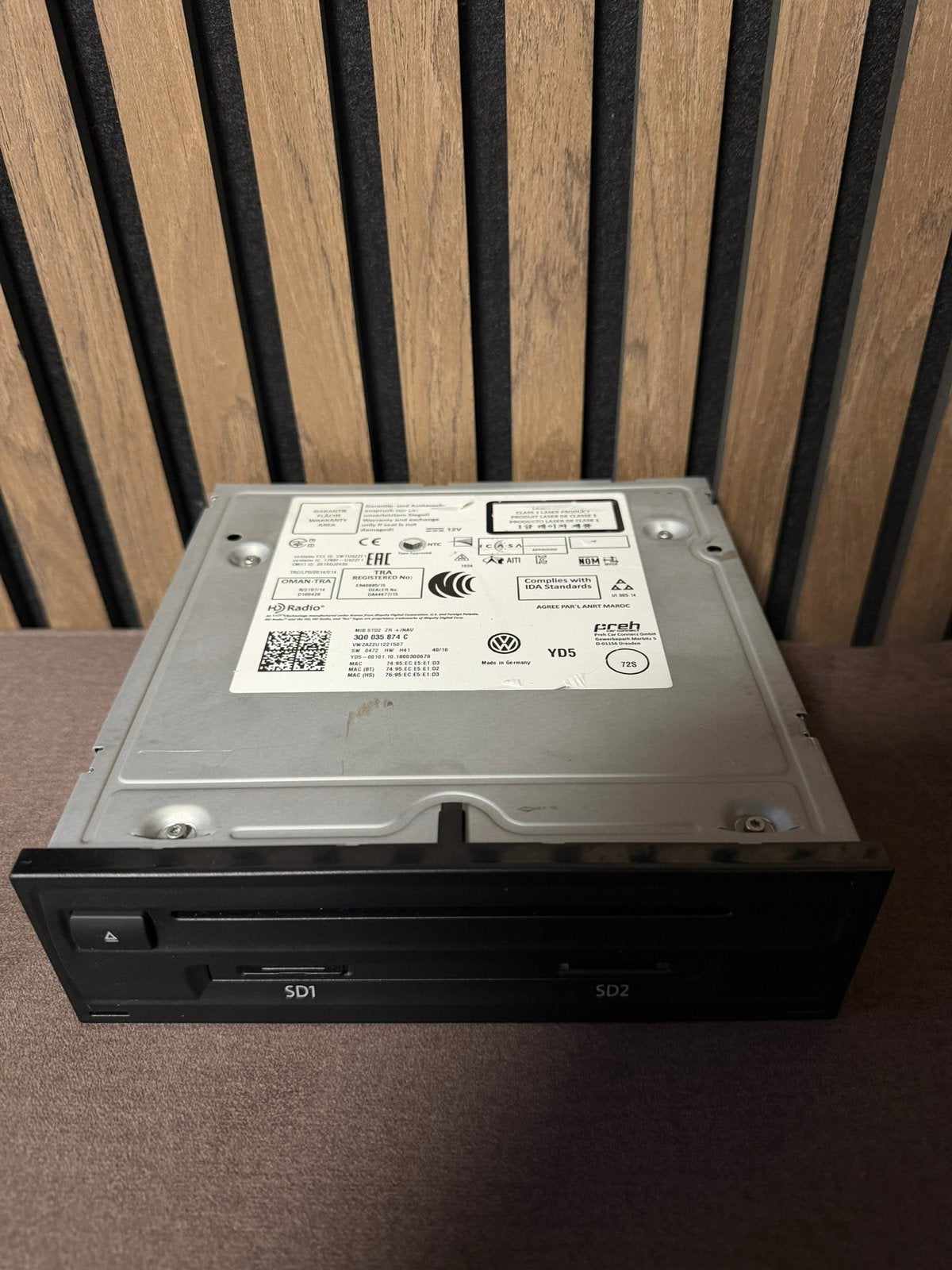 Originele VW Discover MIB2.5 Headunit 3Q0 035 874 C –CarPlay, Ophalen of Verzenden, Zo goed als nieuw