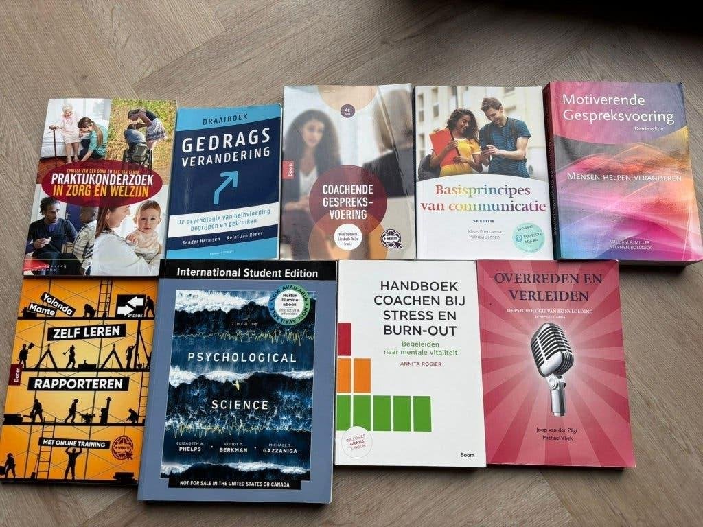 Toegepaste psychologie studieboeken - Jaar 1 & 2, Diverse auteurs, Zo goed als nieuw, Alpha, HBO