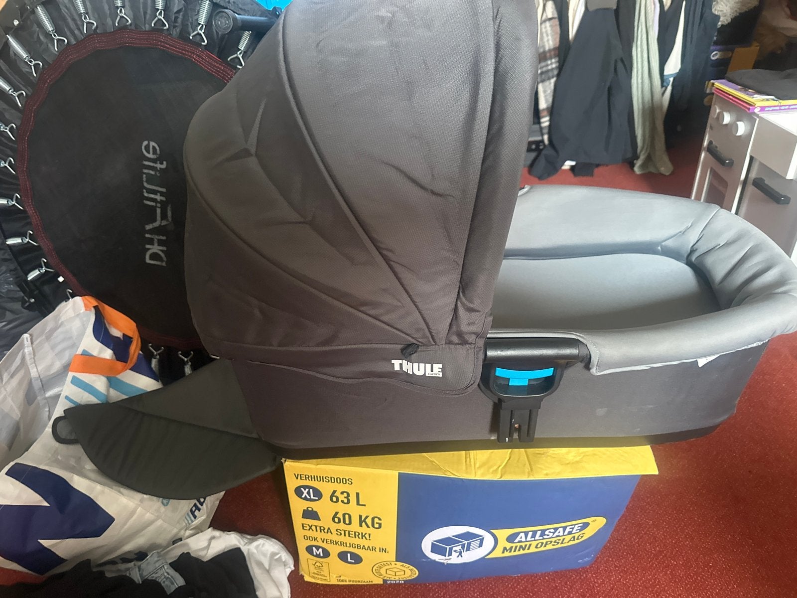 Thule Urban Glide Reiswieg - Zo goed als nieuw, Ophalen of Verzenden, Zo goed als nieuw, Met reiswieg, Kinderwagen