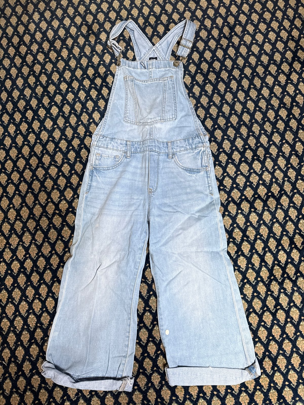 Gap spijker tuinpak tuinbroek kindermaat xl (152), Ophalen of Verzenden, Gebruikt, Jongen of Meisje, Broek