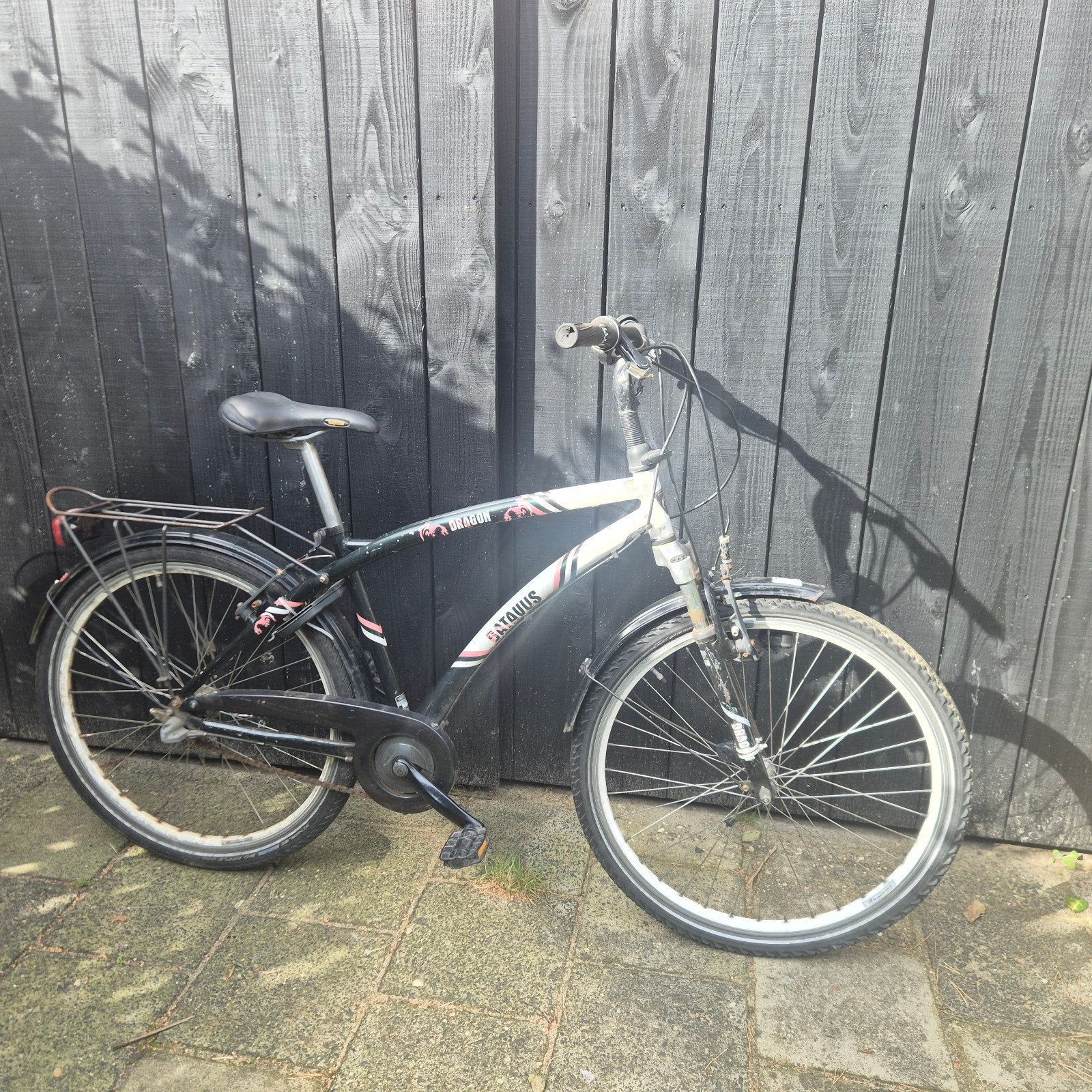 Batavus Dragon kinderfiets - 26 inch, Fietsen en Brommers, Ophalen, 20 inch of meer, Gebruikt, Velgrem