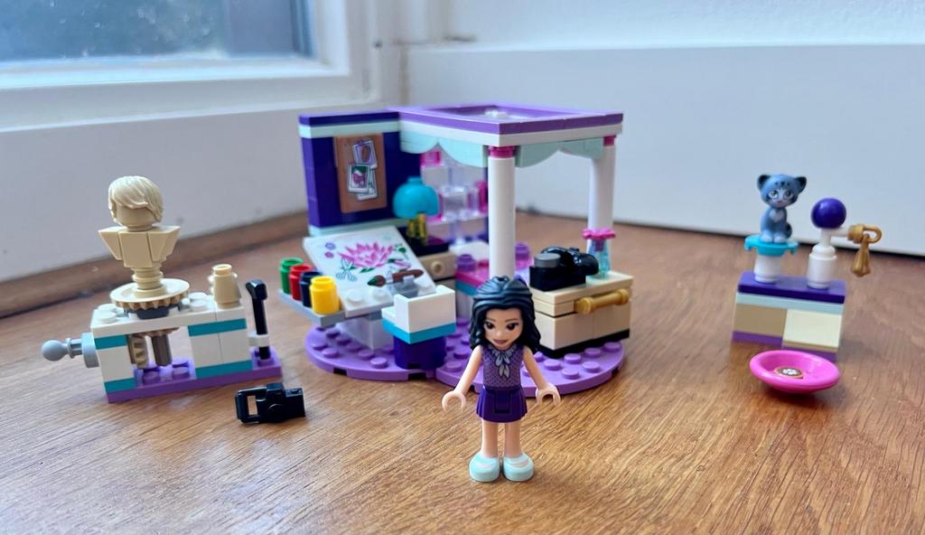 LEGO Friends 41342 Emma's Slaapkamer, Inclusief minifiguren, Gebruikt, Lego, Friends