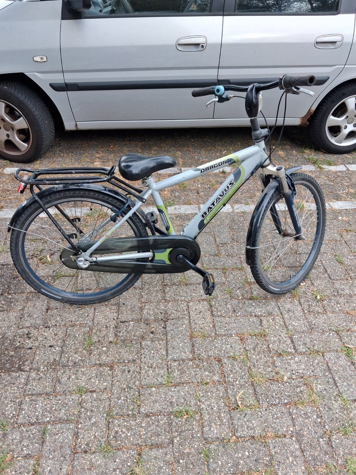 Batavus Dragon kinderfiets 24 inch, Fietsen en Brommers, Gebruikt, Velgrem, Versnellingen, Batavus