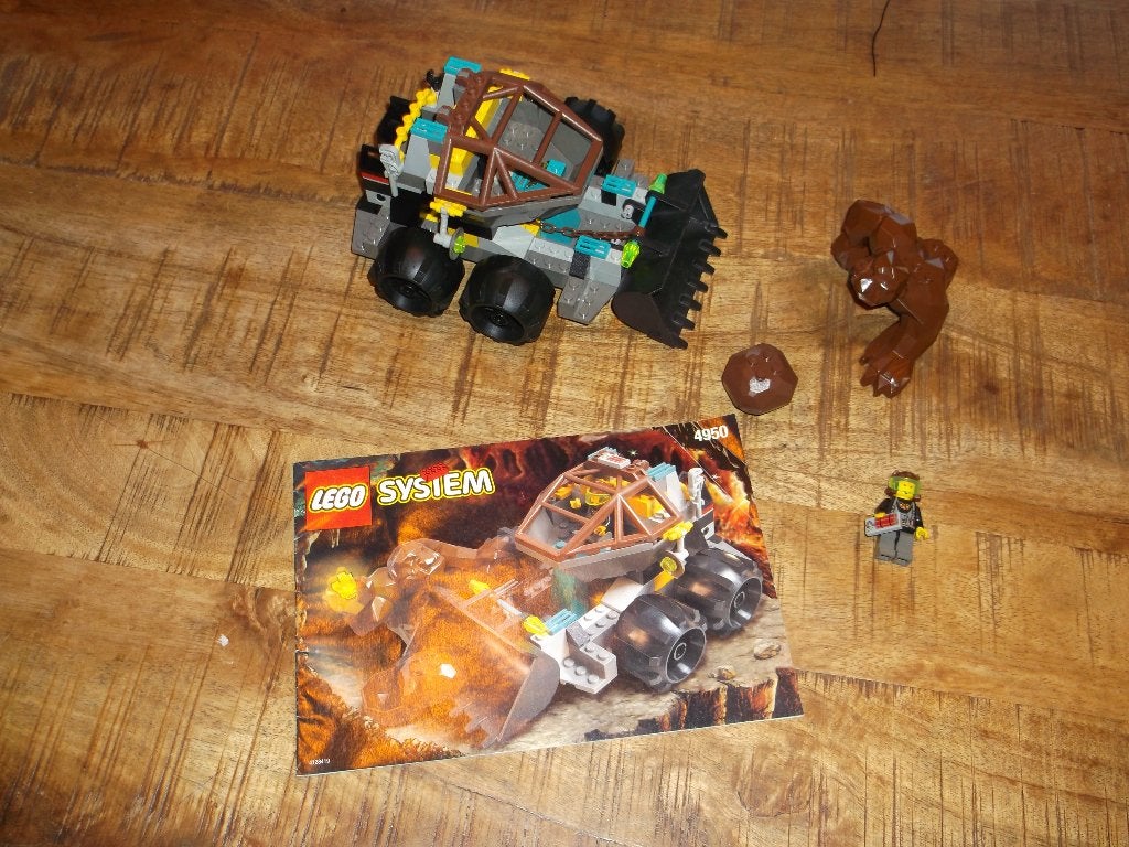 lego 4950 Loader Dozer, Gebruikt, Lego, Ophalen of Verzenden, Compleet