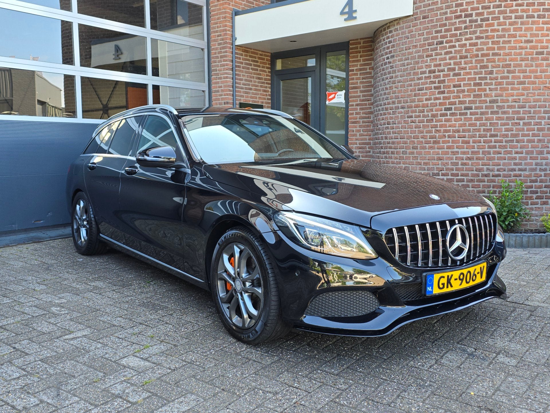 Mercedes-Benz C-klasse Estate 350 e Lease Edition Nap |Leer, Automaat, Gebruikt, Euro 6, Zwart