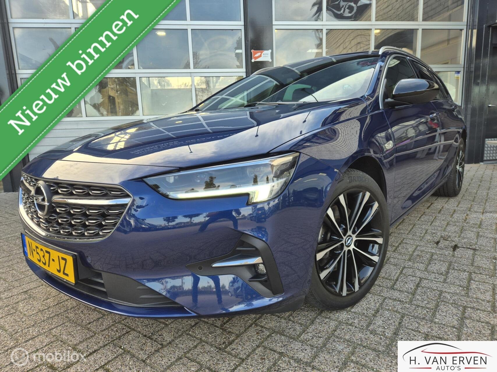 Opel Insignia Sports Tourer 1.5 94000KM NAP FULL OPTIONS, Euro 6, Blauw, 122 pk, Origineel Nederlands