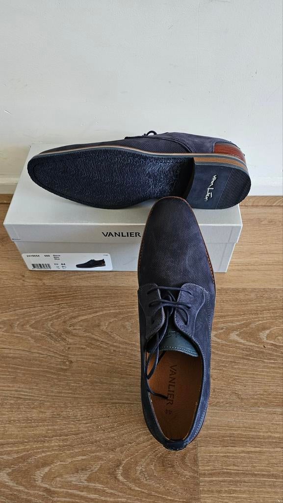 Nieuwe Van Lier veterschoenen, maat 44, Kleding | Heren, Schoenen, Blauw, Van Lier, Nieuw, Ophalen of Verzenden