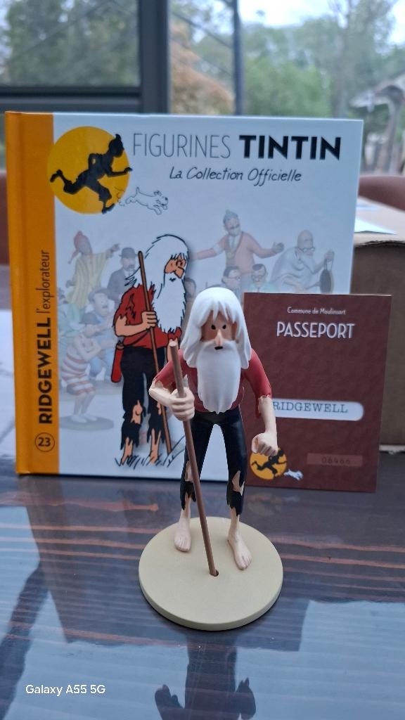 Beeldje Kuifje Tintin nr 23, Ophalen of Verzenden, Kuifje, Zo goed als nieuw, Beeldje of Figuurtje