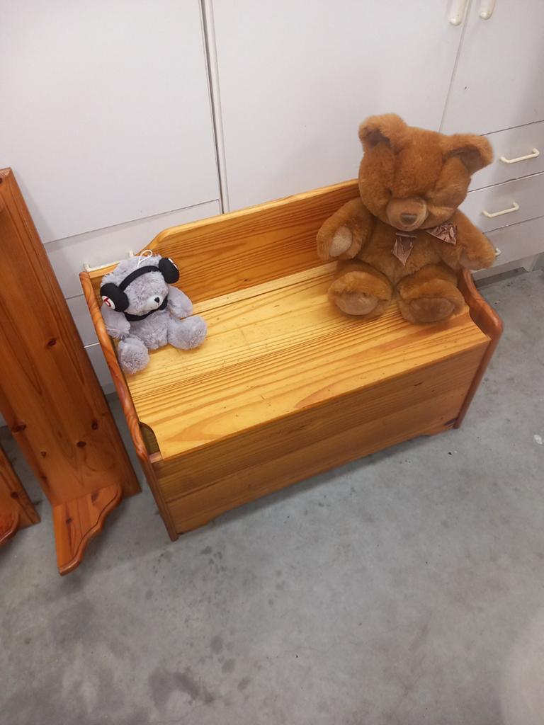 Speelgoed kist plus bankje, Ophalen, 50 tot 100 cm, Minder dan 50 cm, Minder dan 50 cm