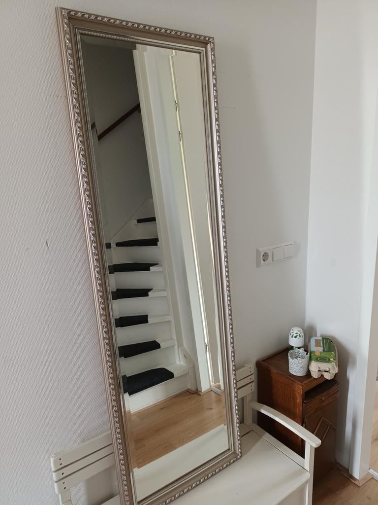Mooie facet geslepen spiegel 150x49 cm, Huis en Inrichting, Woonaccessoires | Spiegels, Minder dan 50 cm, Ophalen of Verzenden