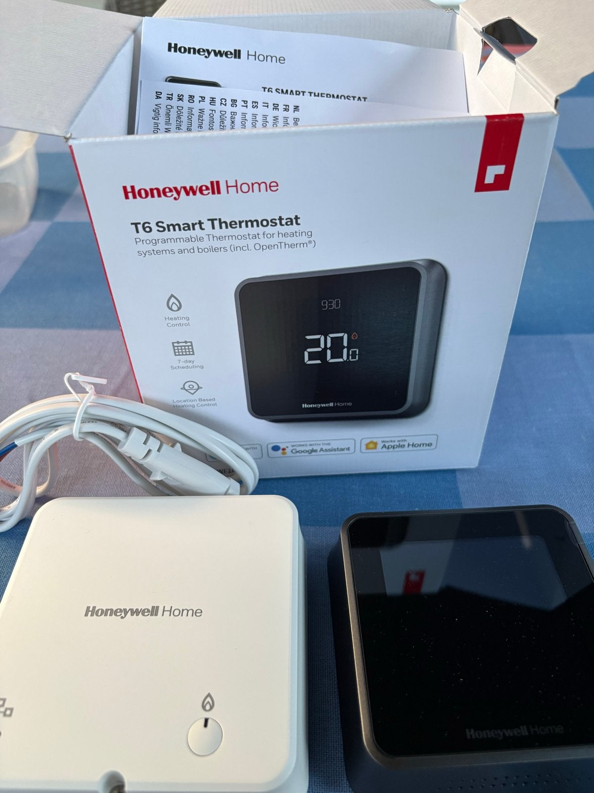 Nieuwe Honeywell Home T6 Slimme Thermostaat (incl. OpenTherm, Ophalen of Verzenden, Slimme thermostaat, Nieuw