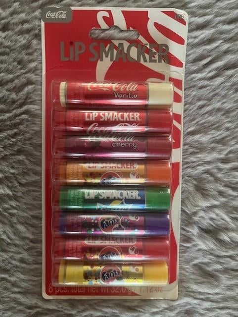 Lip smacker set 8 lippenbalsems Coca Cola, Fanta en Sprite, Verzamelen, Merken en Reclamevoorwerpen, Ophalen of Verzenden, Nieuw