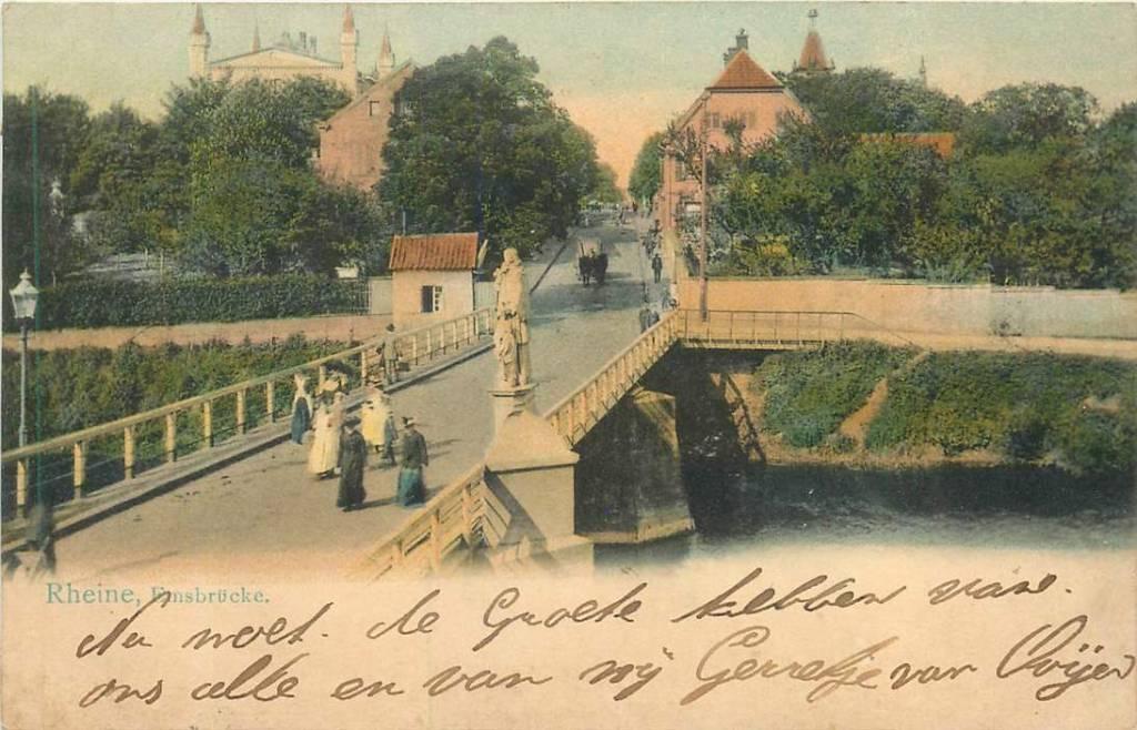 381-245-023 Rheine Emsbrucke, Verzenden, Voor 1920, Duitsland