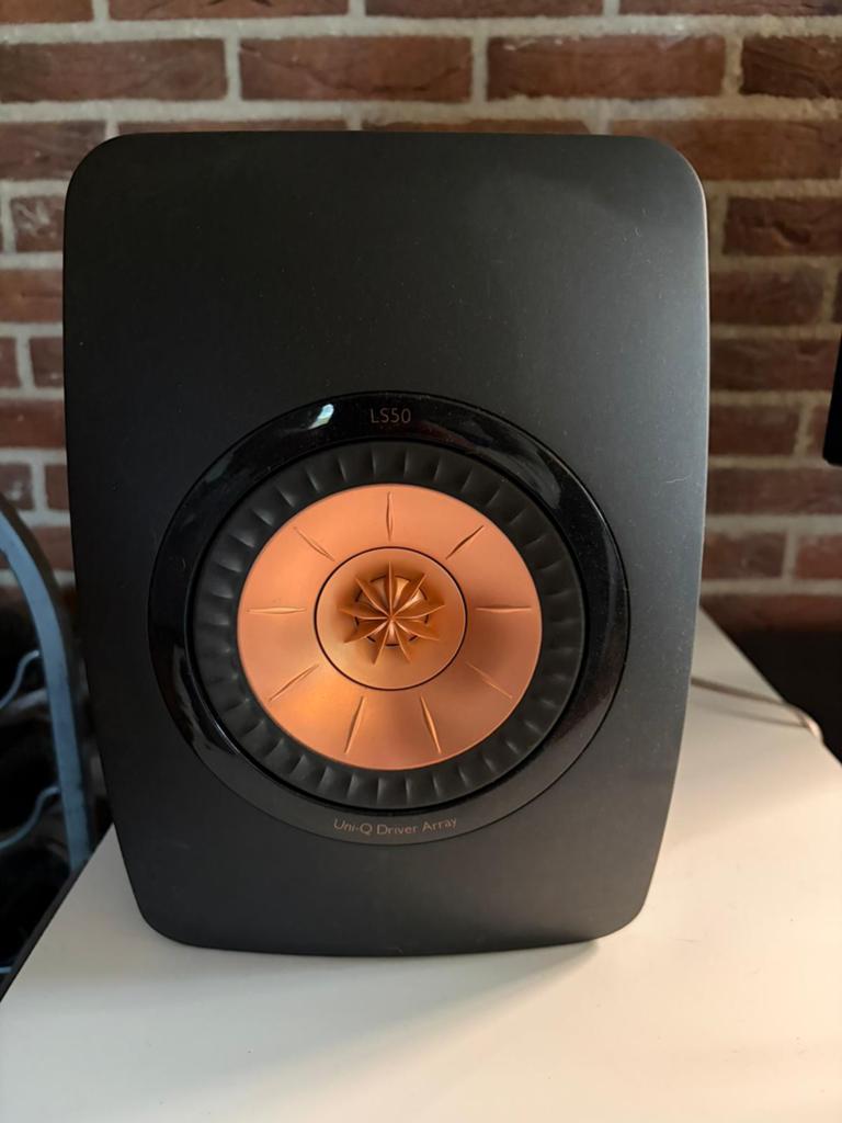 Set KEF LS50 luidsprekers, Overige merken, Ophalen of Verzenden, Zo goed als nieuw, 120 watt of meer