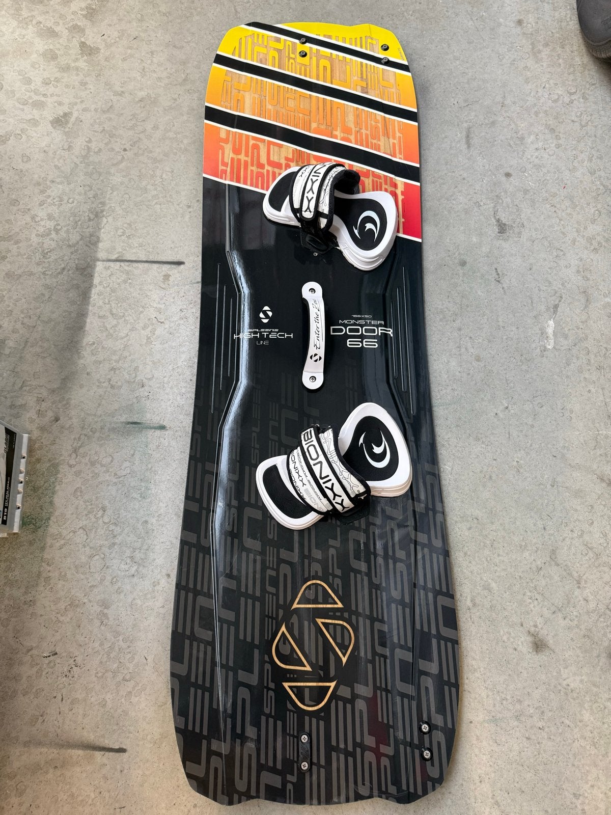 Spleene Monster Door66  166x50 Kiteboard, Twintip, Ophalen, Gebruikt, Kiteboard