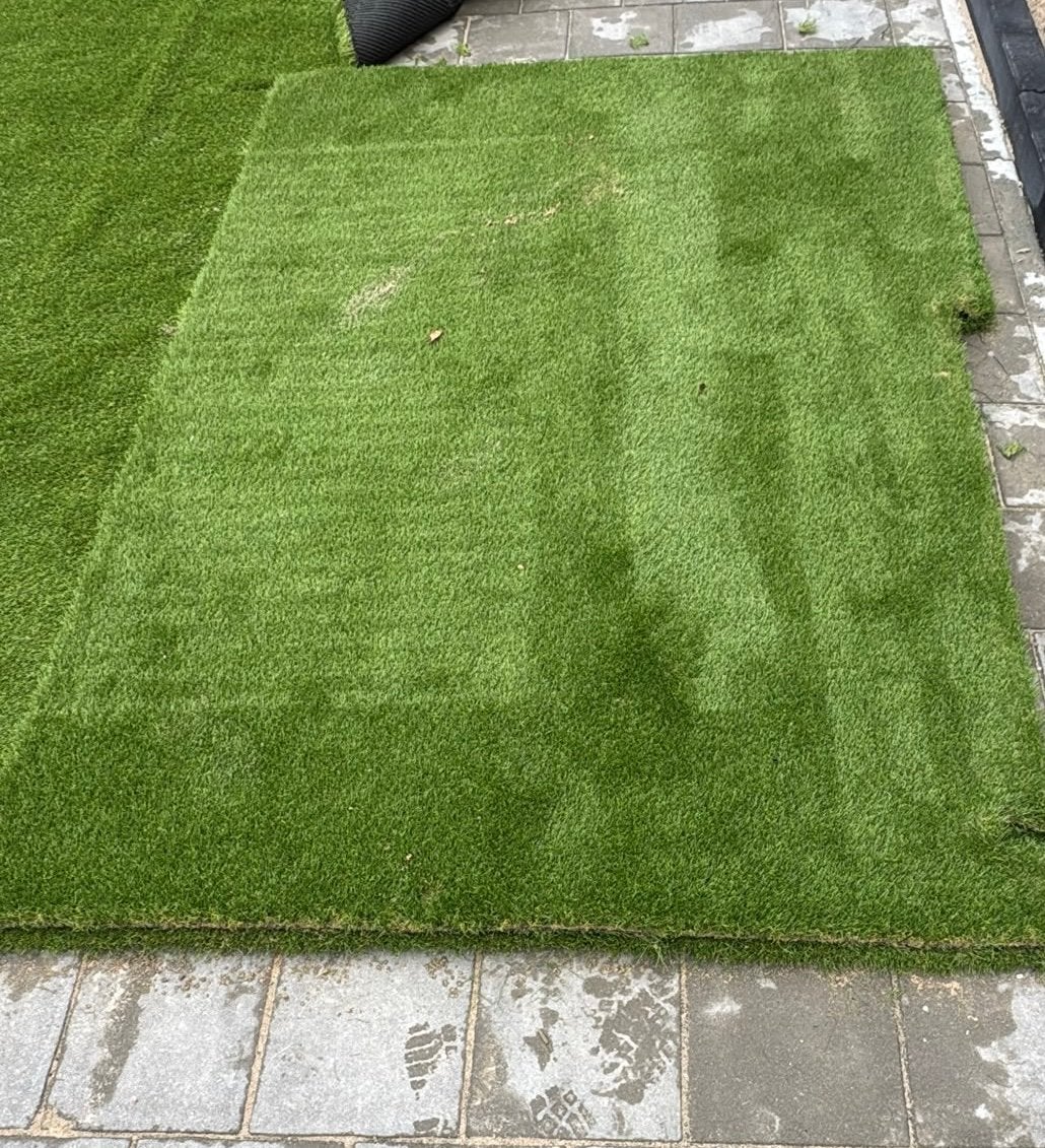 Gebruikt Kunstgras 4mm - 2.5m x 1.5m, Ophalen, Gebruikt, Minder dan 10 m², Kunstgras