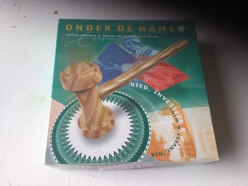 Onder de Hamer Veiling Spel, Een of twee spelers, Ophalen of Verzenden, Gebruikt
