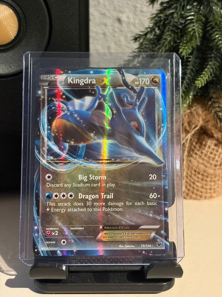Kingdra EX | 73/124 | Fates Collide, Ophalen of Verzenden, Gebruikt, Losse kaart, Foil