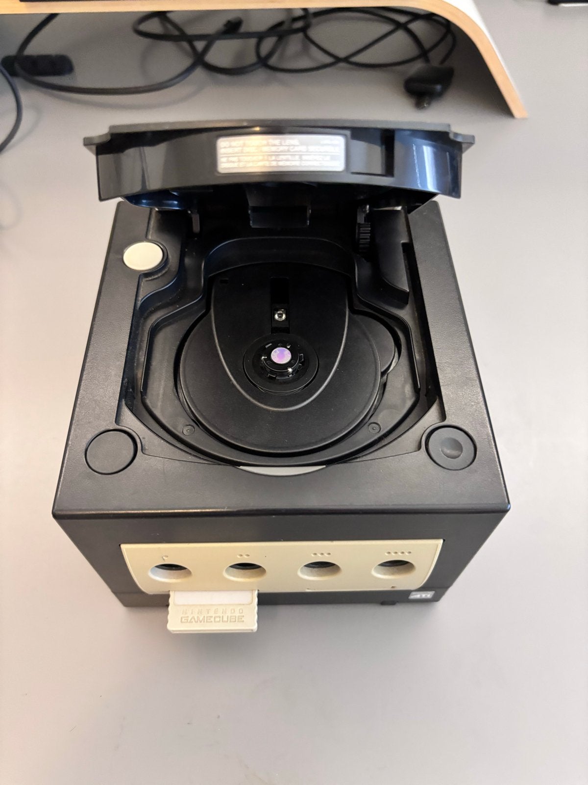 Nintendo GameCube (defecte sensor) met 2 controllers, Ophalen of Verzenden, Niet werkend, Zwart, Met 2 controllers