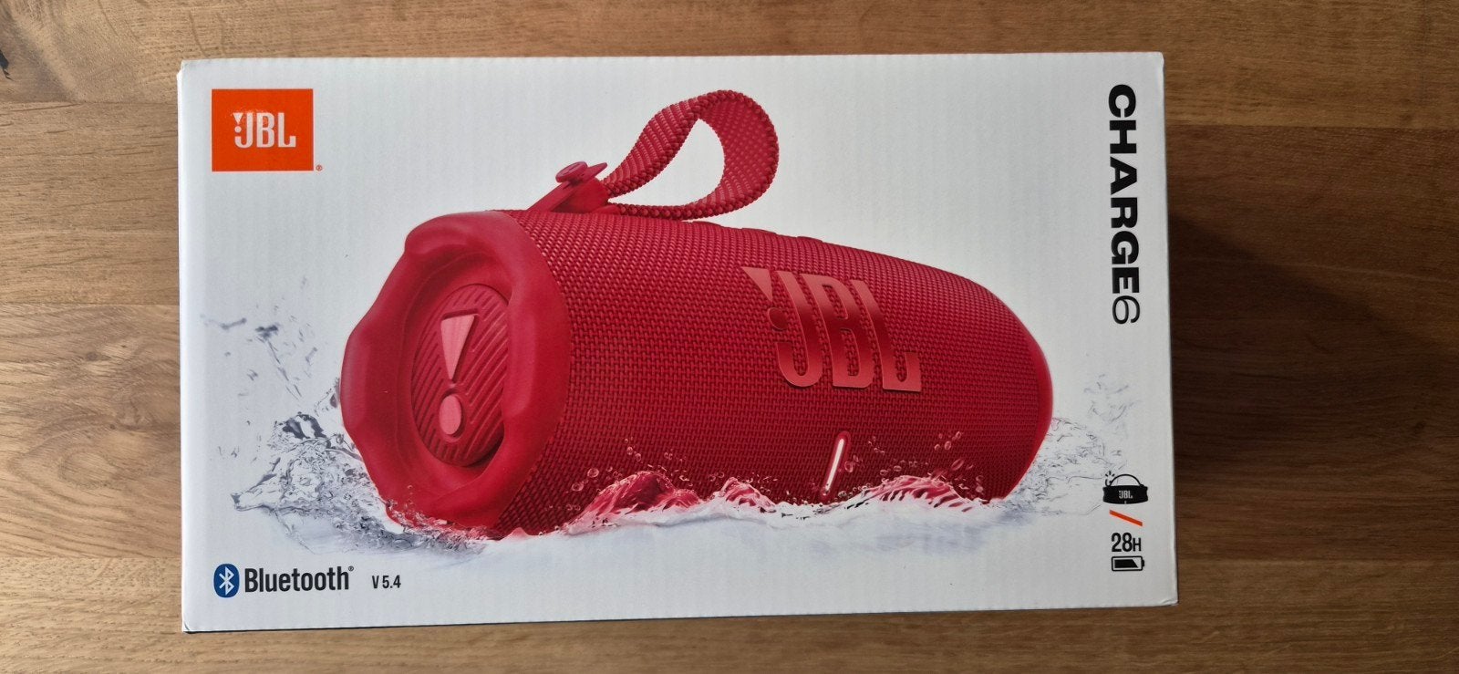 JBL Charge 6 Draagbare Bluetooth Speaker Rood, Bluetooth, JBL, Verzenden, Nieuw