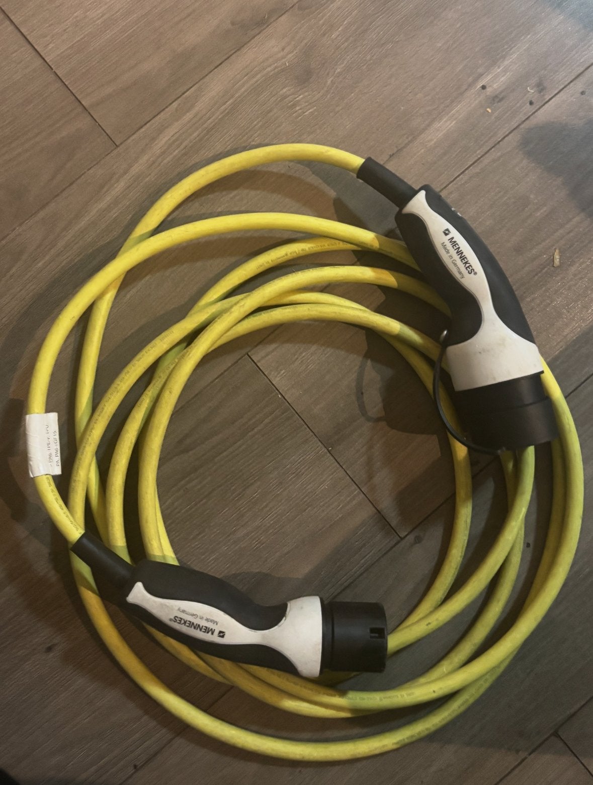 Mennekes Laadkabel Type 2 (UNIVERSEEL) - 20A/480V - IP44, Ophalen, Gebruikt, Laadkabel