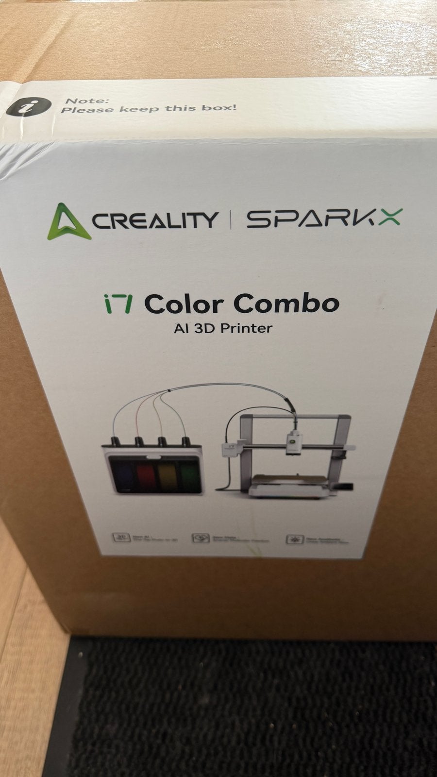 Creality SparkX i7 3D printer Combo - Nieuw in doos, Computers en Software, 3D Printers, Ophalen, Ingebouwde Wi-Fi, Nieuw, Filament