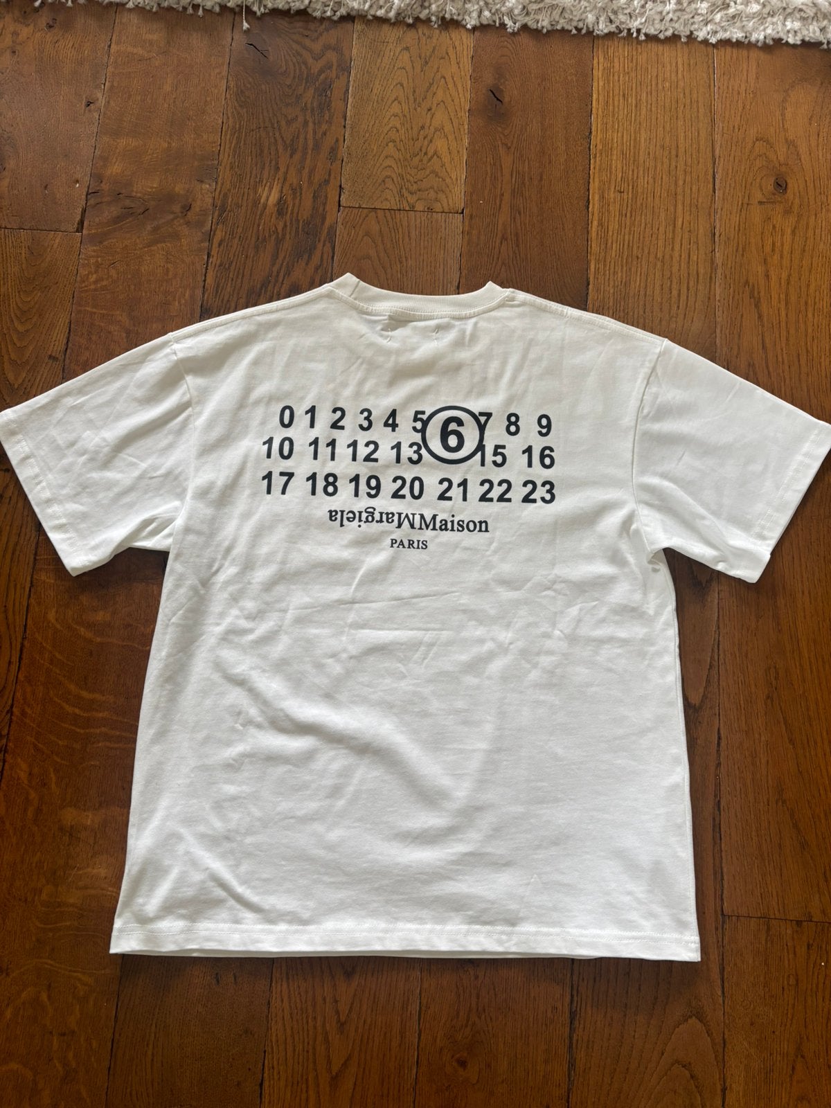 Maison Margiela t-shirt, Kleding | Heren, T-shirts, Verzenden, Zo goed als nieuw, Maat 48/50 (M), Wit