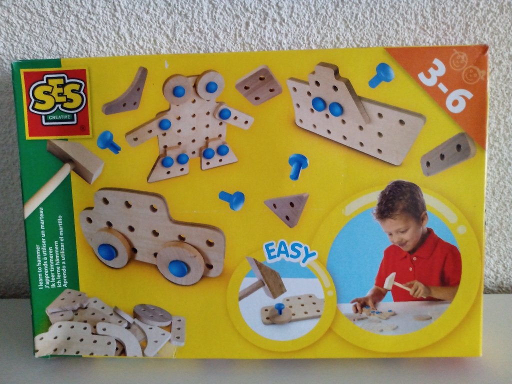 Het SES Creative Spel : Ik leer timmeren, Ophalen of Verzenden, Gebruikt, Bouwen