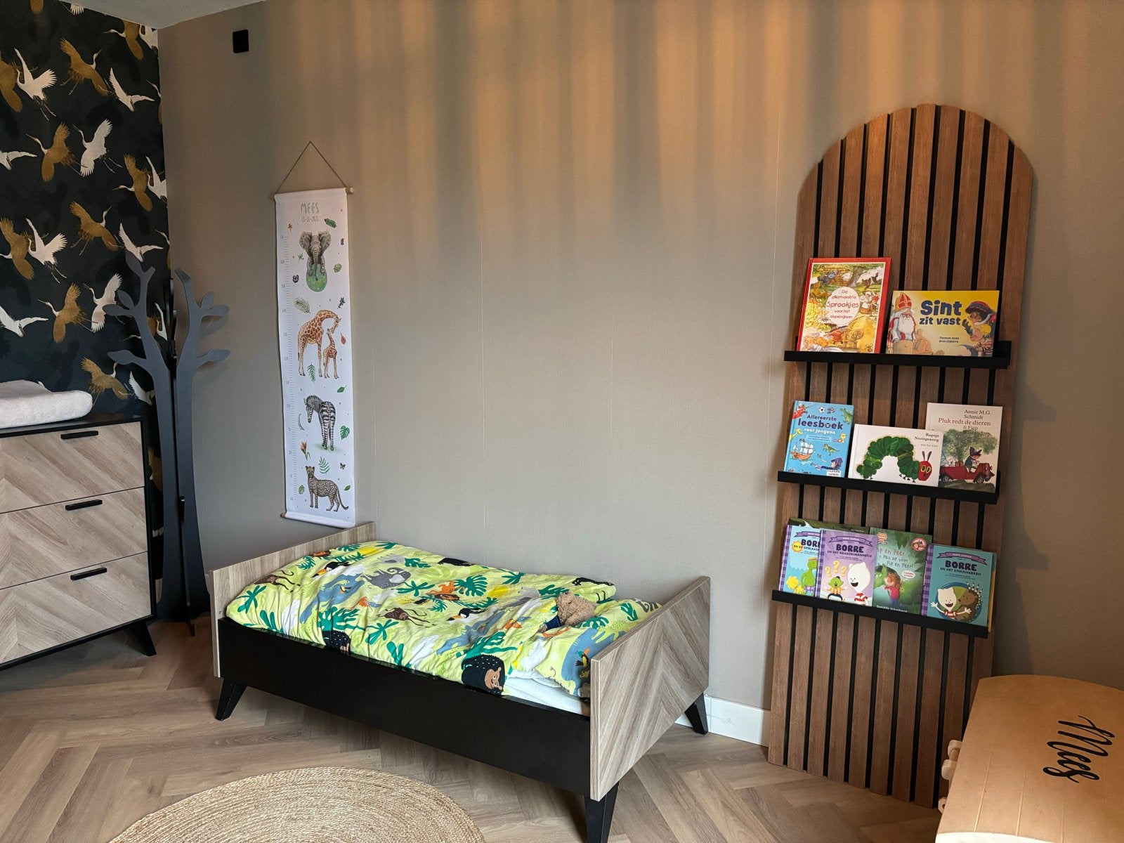 Complete Interbaby Lancaster babykamer inclusief peuterbed, Ophalen, Zo goed als nieuw, Jongetje of Meisje
