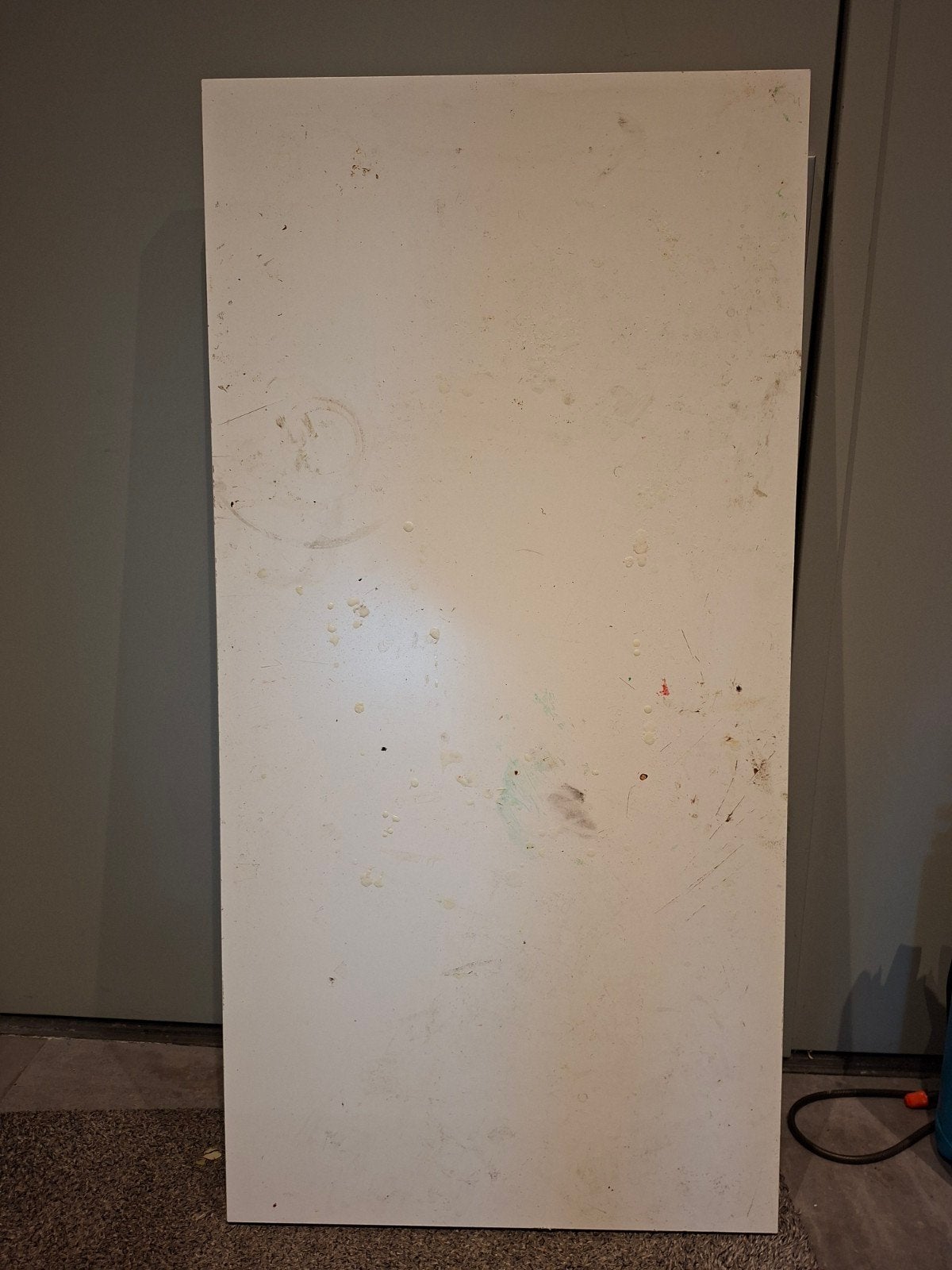 IKEA LINNMON Tafelblad - Wit (120x60 cm), Ophalen, Gebruikt, 100 tot 150 cm, 50 tot 100 cm