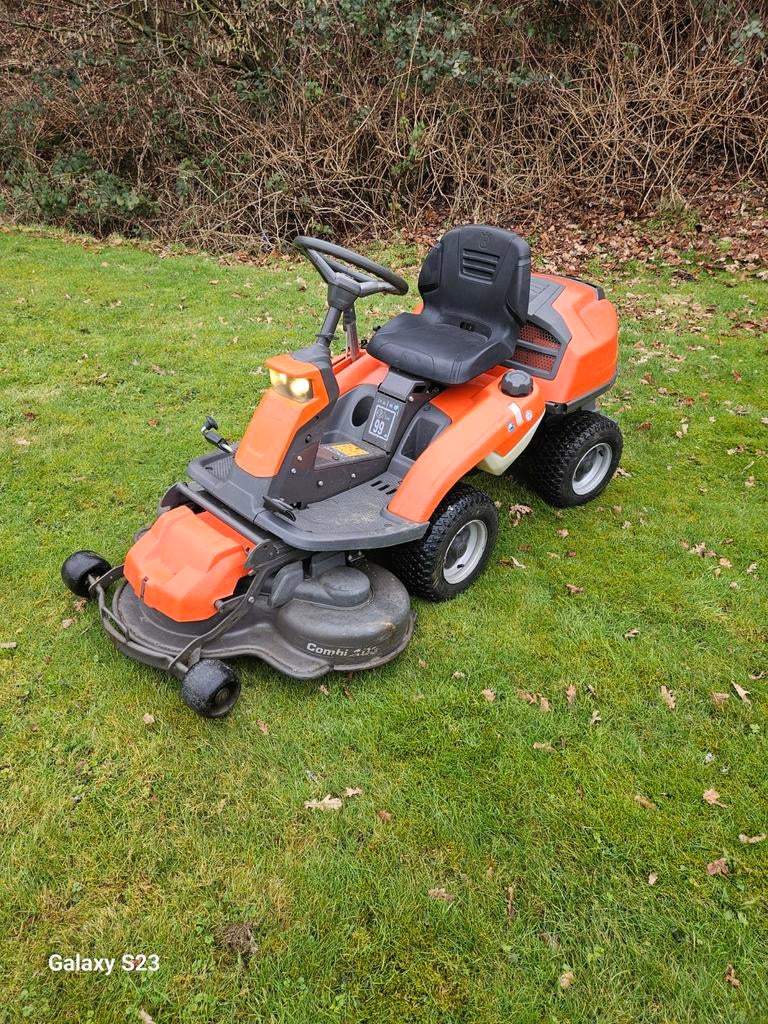 Husqvarna rider 216 awd zitmaaier frontmaaier grasmaaier hst, Ophalen of Verzenden, Gebruikt, Mulchfunctie, 90 tot 120 cm