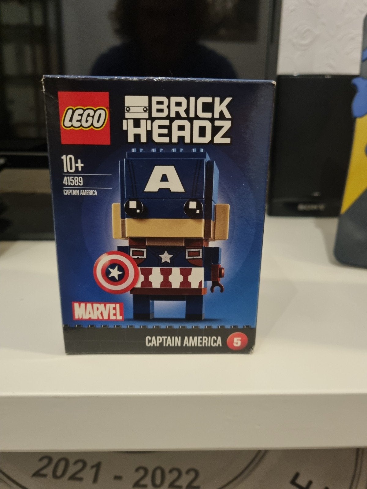 LEGO BrickHeadz 41589 Captain America - Nieuw in doos, Ophalen, Nieuw, Overige merken