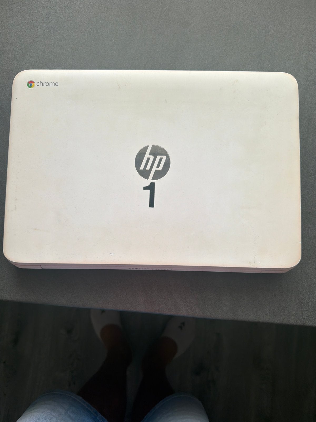 HP Chromebook 1 - Wit -  niet de mooiste, Computers en Software, Chromebooks, Ophalen, Qwerty, 32 GB of minder, 10 inch of minder