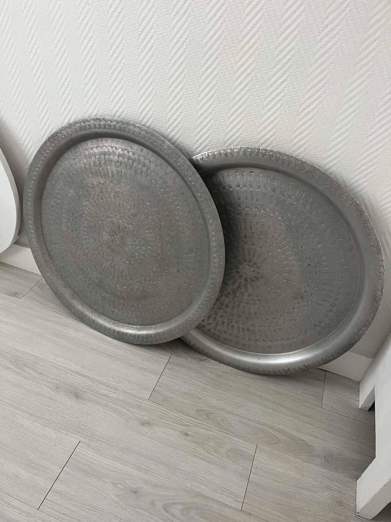 Grote Marokkaanse schalen, Ophalen, Overige materialen, Gebruikt, Rond