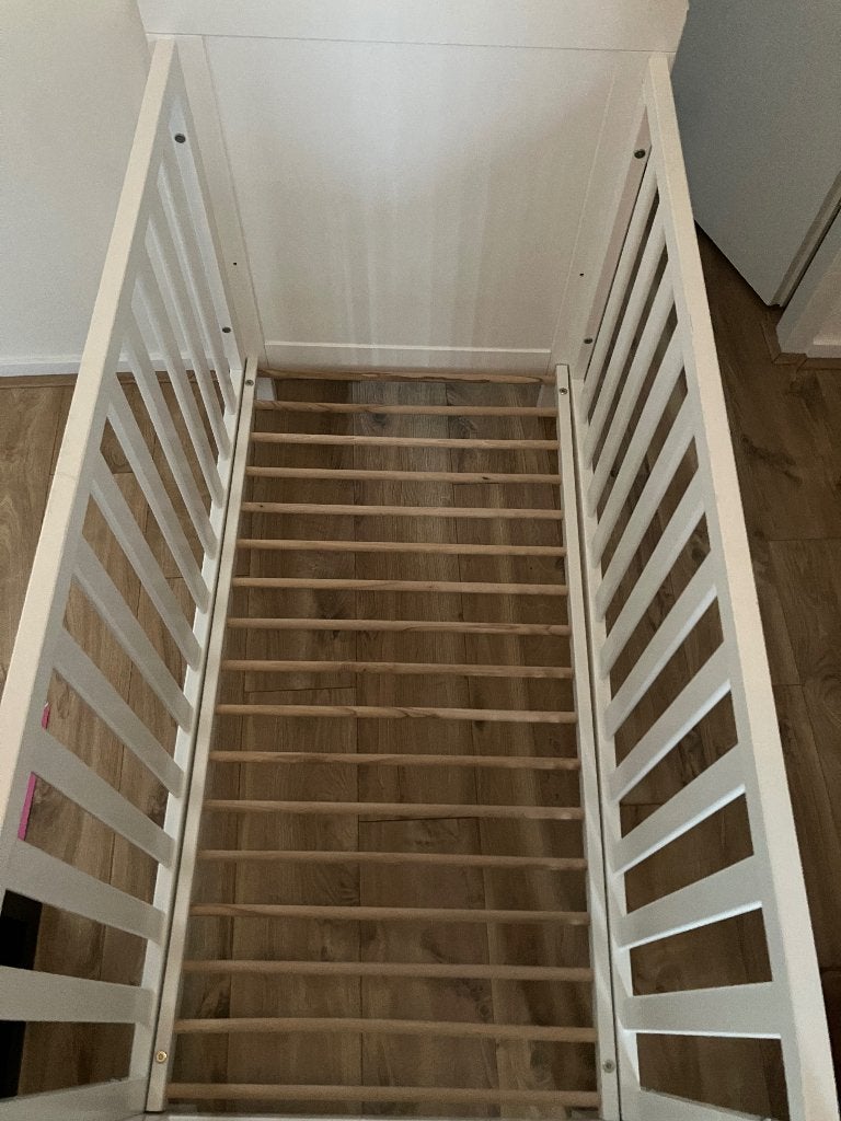 Gratis af te halen babybedje, Ophalen, Gebruikt, Minder dan 140 cm, Minder dan 70 cm