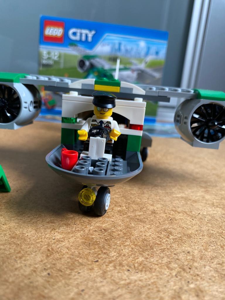 Lego City 60101 Vrachtvliegtuig - Compleet!, Kinderen en Baby's, Speelgoed | Duplo en Lego, Ophalen of Verzenden, Gebruikt, Complete set