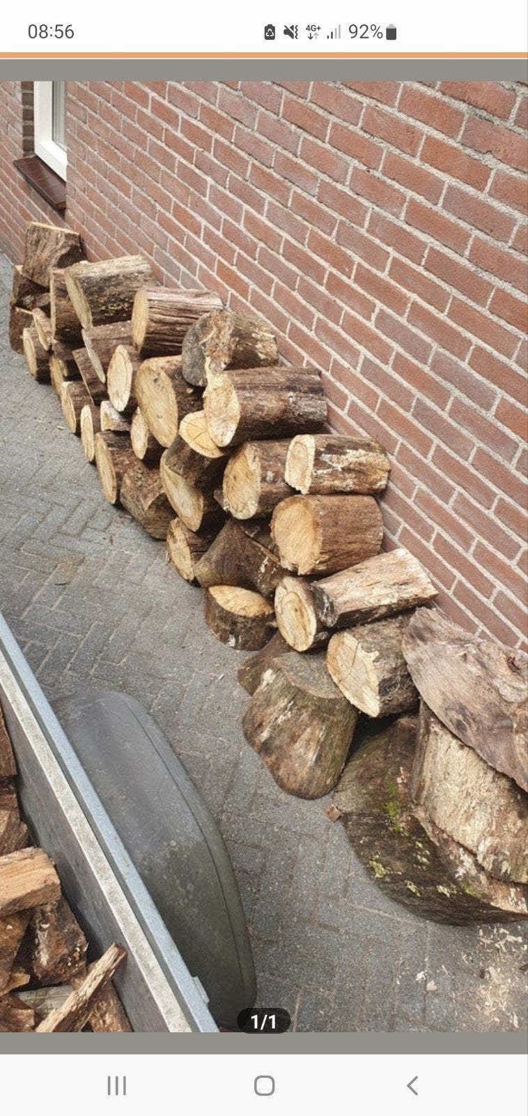 Brandhout, Tuin en Terras, Haardhout, Minder dan 3 m³, Ophalen