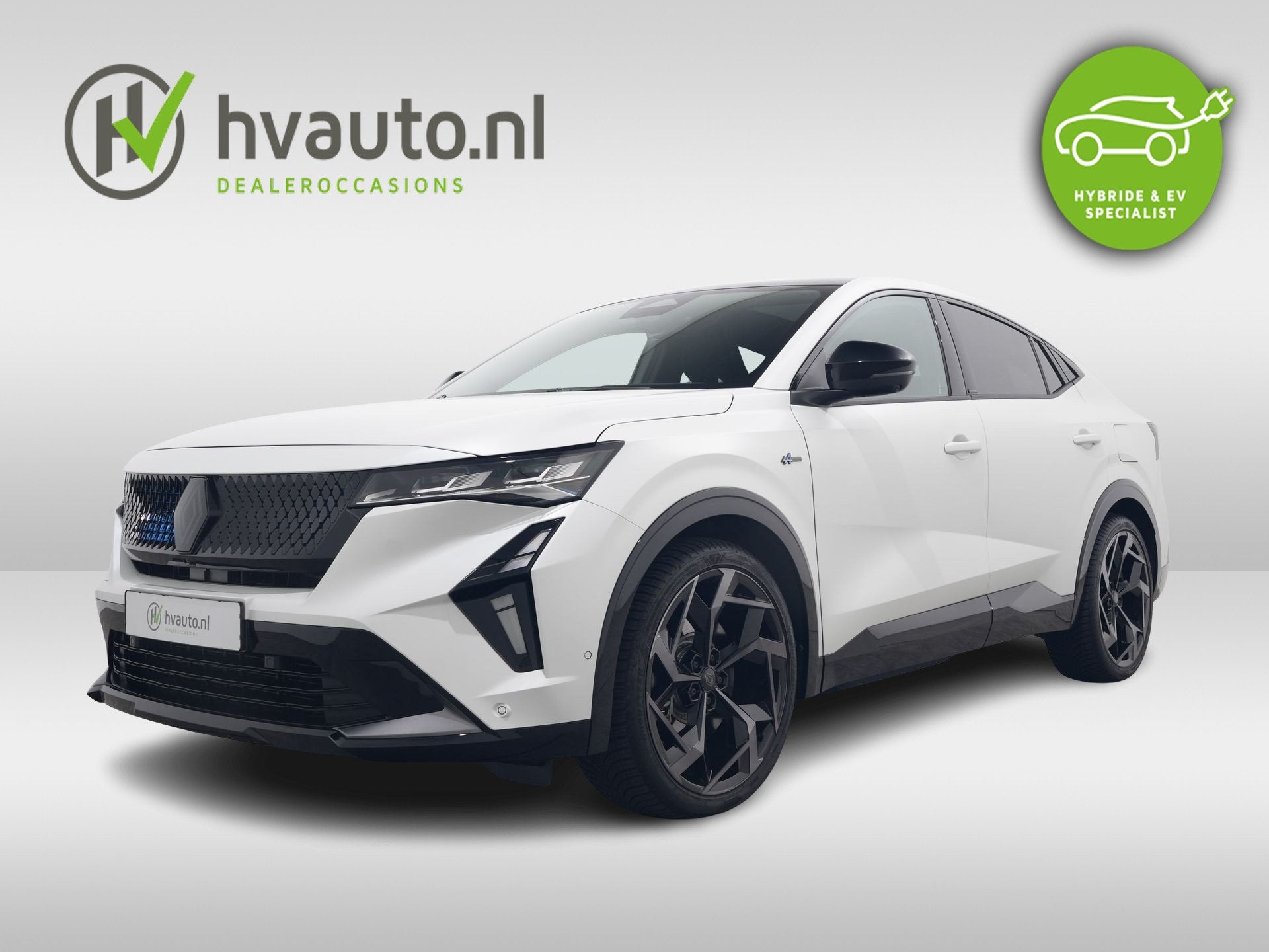 Renault Rafale E-TECH 4x4 PLUG-IN HYBRID 300PK ATELIER ALPIN, Auto's, Automaat, Stof, Gebruikt, Zwart