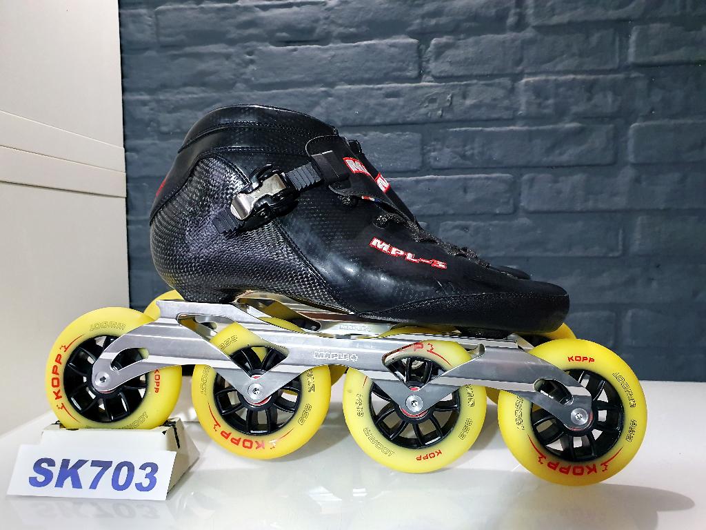 Maple MPL3 Skeelers Skates 4x100 100mm Wielen Maat 47, Sport en Fitness, Skeelers, Nieuw, Inline skates 4 wielen, Overige merken
