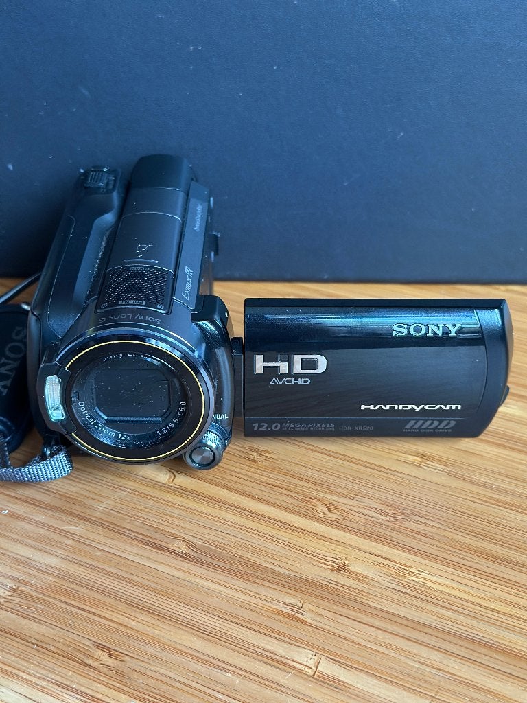 Sony HDR-XR520 - 240GB HD Handycam - Helemaal compleet, Full HD, Harde schijf, 20x of meer, Ophalen of Verzenden