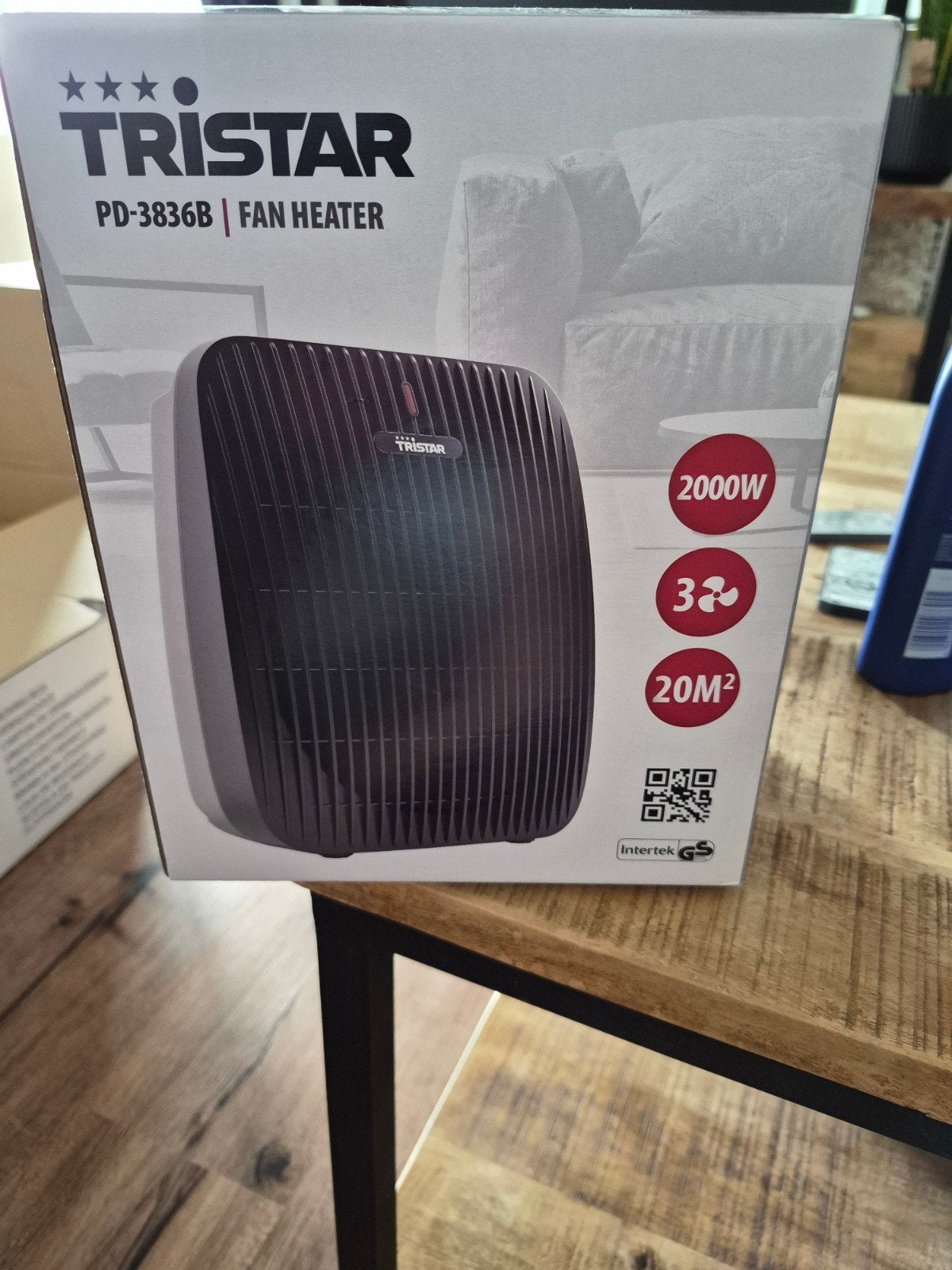 Tristar PD-3836B Ventilator Kachel 2000W, Ophalen