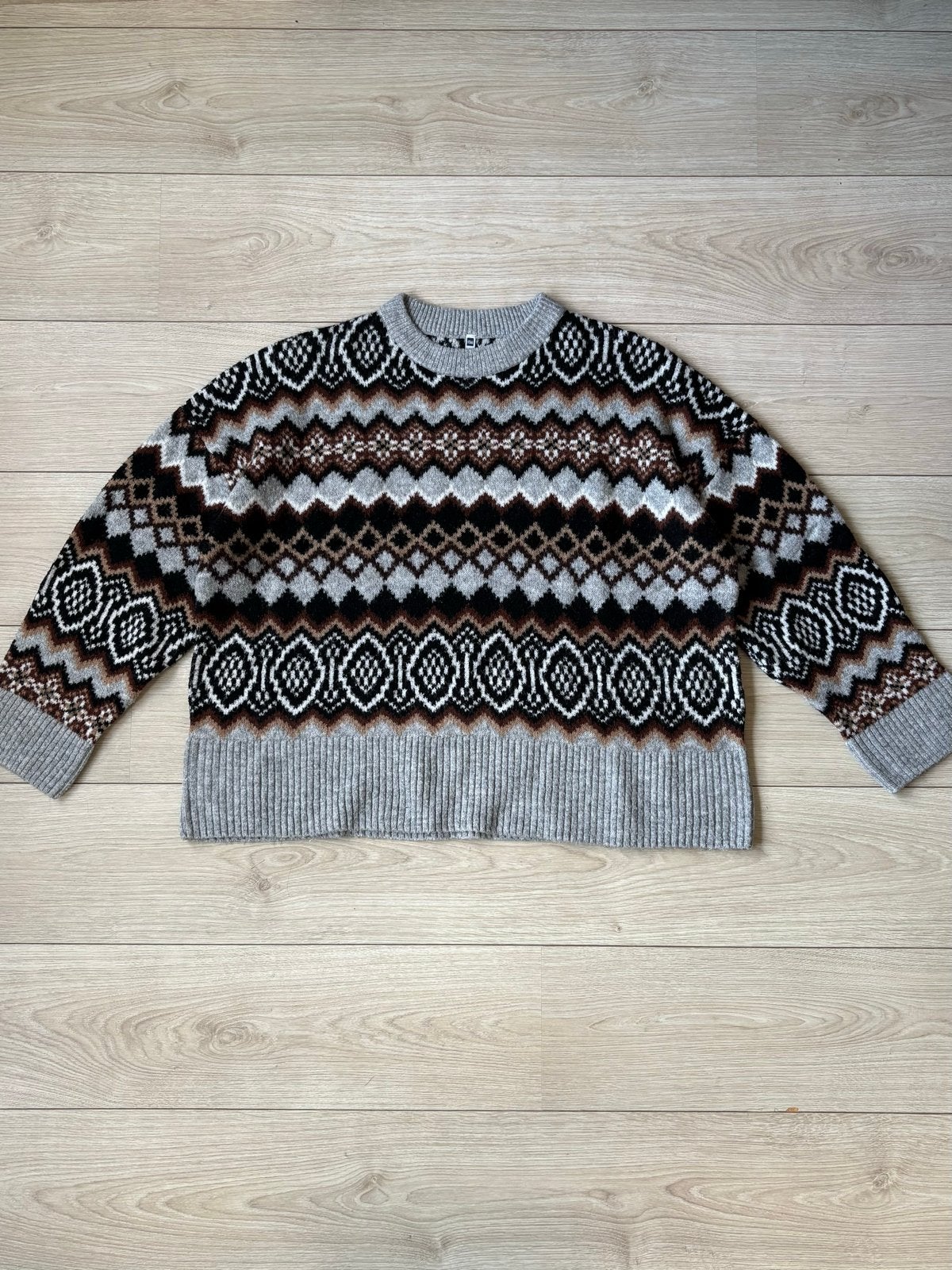 Hema trui met Noorse print - Maat XL, Kleding | Dames, Truien en Vesten, Verzenden, Zo goed als nieuw, Maat 46/48 (XL) of groter