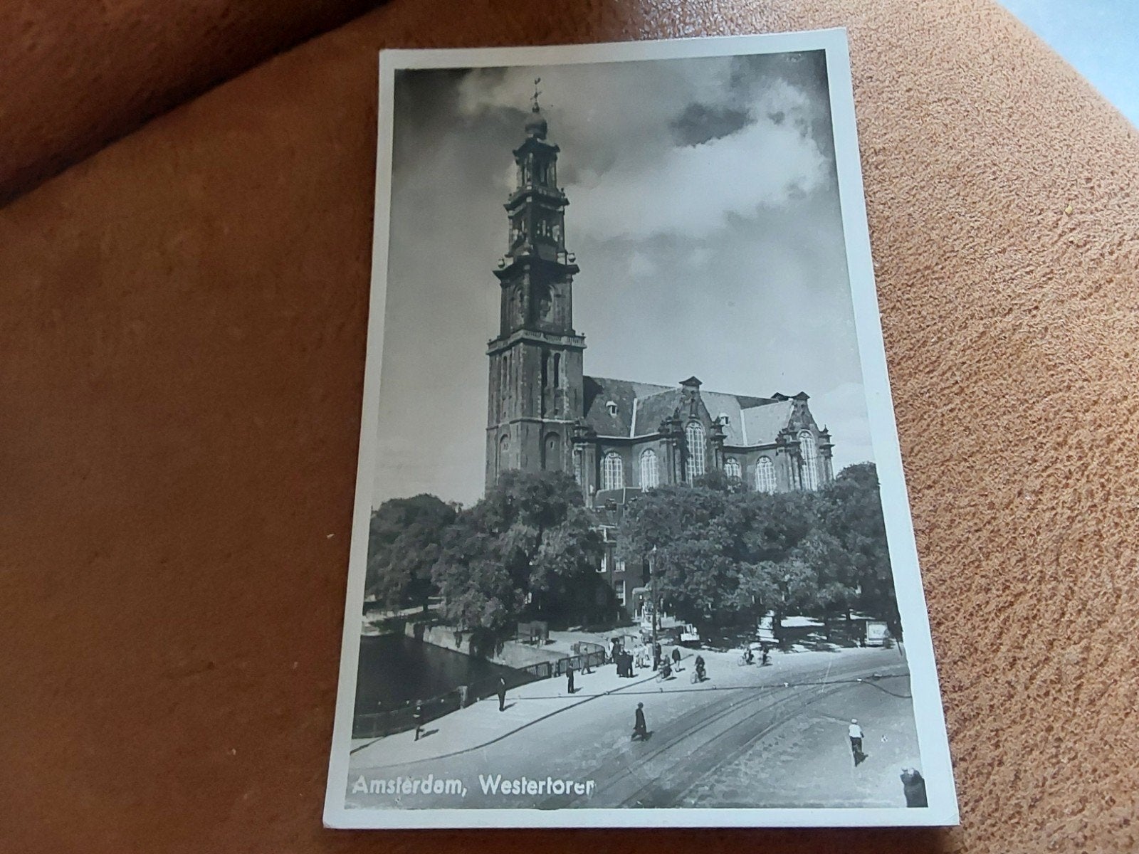 Amsterdam Westertoren 1948, Verzamelen, Foto's en Prenten, Ophalen of Verzenden, 1940 tot 1960