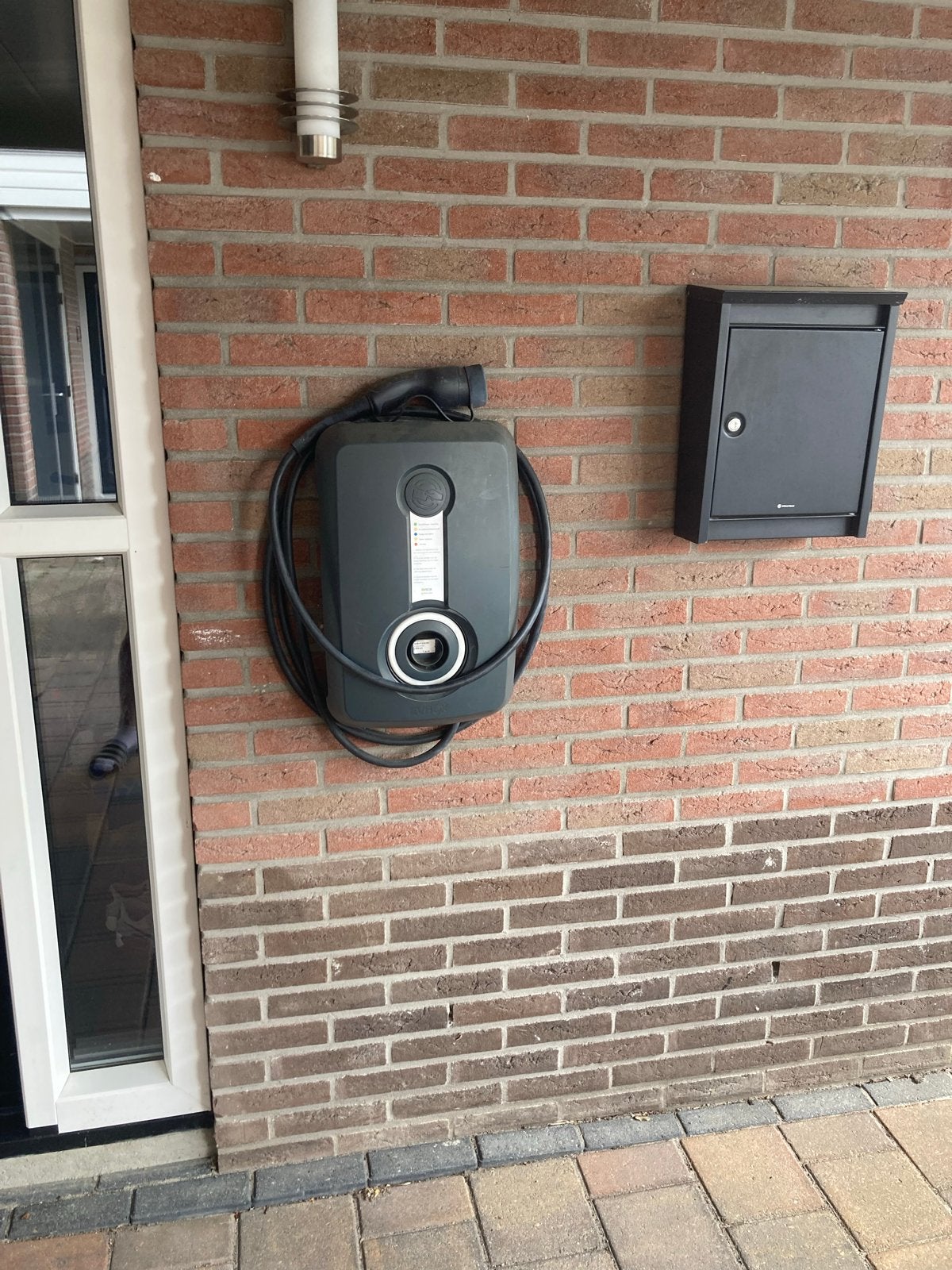EVBox Laadpaal 7,4kW met 6 meter kabel, Ophalen, Gebruikt, Laadpaal